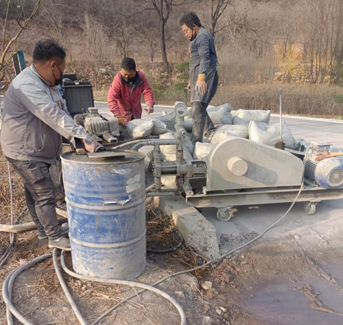 江州路面下沉注浆